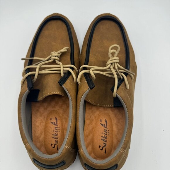 Salkin Barefoot Loafers Khaki Men's Size 43 / 9.5 - Picture 5 of 6